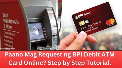 bpi atm debit card application|Advisory: Online Debit Card Request in BPI online and app FAQs.